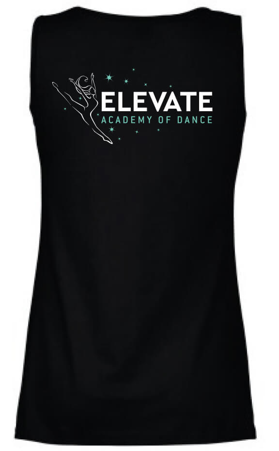 Uniform Black Vest Back View Uniform Black Vest Back View